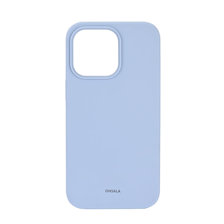 Onsala Mobilcover Silikone Light Blue - iPhone 13 Pro i gruppen SMARTPHONES & TABLETS / Mobil Beskyttelse / Apple / iPhone 13 Pro / Cover hos TP E-commerce Nordic AB (C12603)