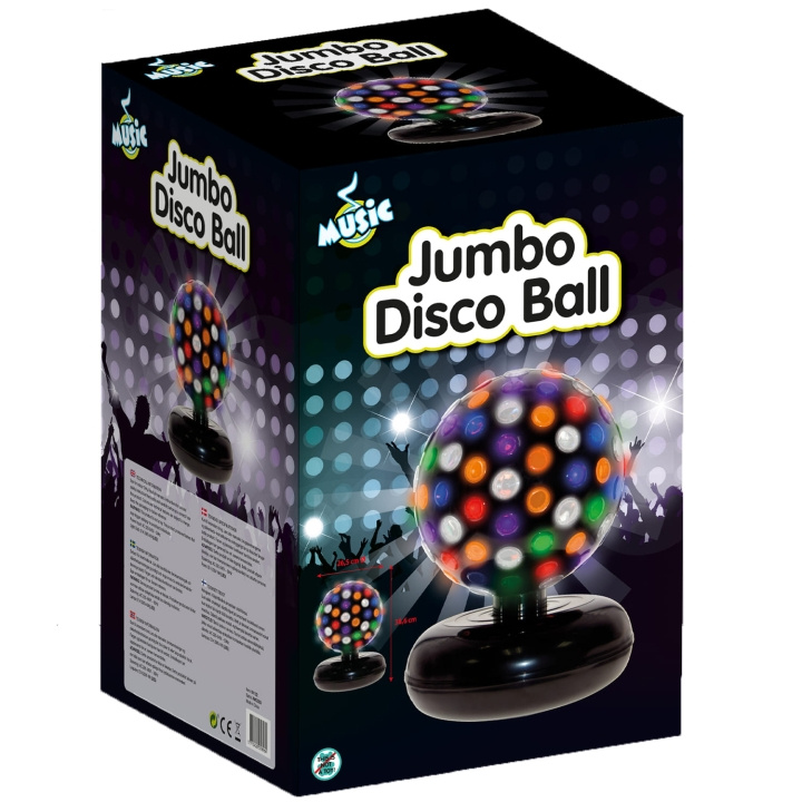 Music Jumbo Disco Ball 25cm i gruppen LEGETØJ, BØRN & BABY / Børneværelse / Belysning til børn / Bordlamper hos TP E-commerce Nordic AB (C13102)