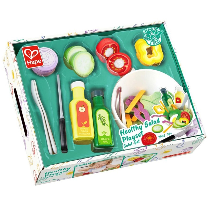 Hape Healthy Salad Playset i gruppen LEGETØJ, BØRN & BABY / Legetøj / Legetøj hos TP E-commerce Nordic AB (C13198)