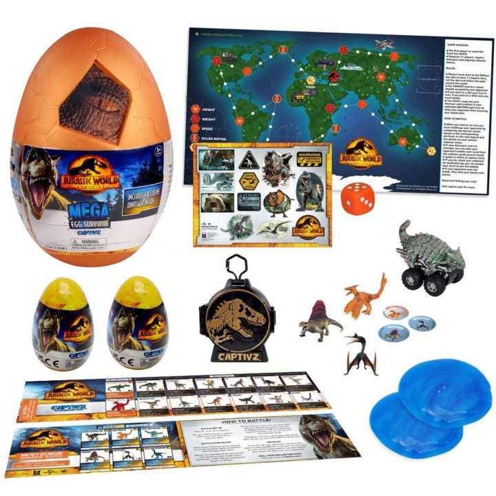 Jurassic World Captivz Dominion Mega Egg i gruppen LEGETØJ, BØRN & BABY / Legetøj / Legetøj hos TP E-commerce Nordic AB (C13234)