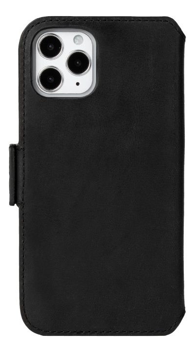 iPhone 12 Pro Max PhoneWallet læder, sort i gruppen SMARTPHONES & TABLETS / Mobil Beskyttelse / Apple / iPhone 12 Pro / Cover hos TP E-commerce Nordic AB (C14209)