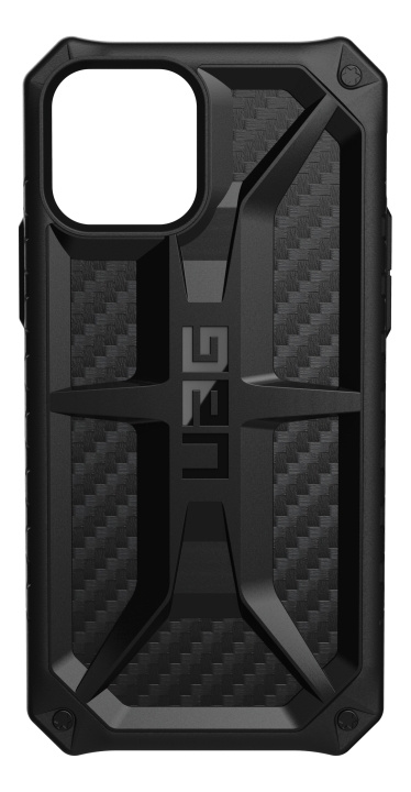 UAG iPhone 12/12 Pro Monarch Cover Carbon Fiber i gruppen SMARTPHONES & TABLETS / Mobil Beskyttelse / Apple / iPhone 12 hos TP E-commerce Nordic AB (C14354)