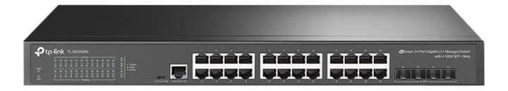 TP-Link JetStream™ 24-Port Gigabit L2+ Managed Switch with 4 10GE SFP+ i gruppen COMPUTERTILBEHØR / Netværk / Switches hos TP E-commerce Nordic AB (C14707)