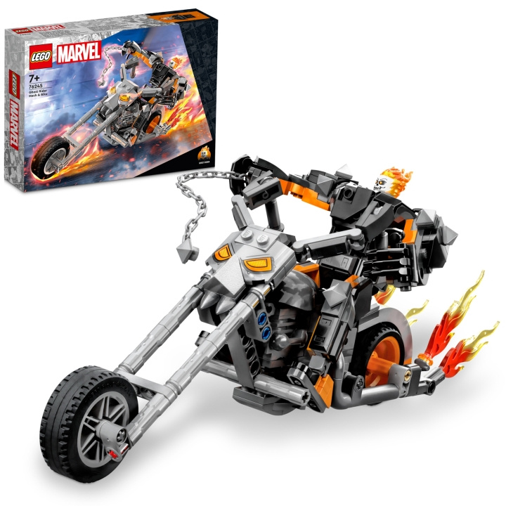 LEGO Ghost Rider robot och cykel 76245 i gruppen LEGETØJ, BØRN & BABY / Legetøj / Bygge legesager / Lego hos TP E-commerce Nordic AB (C15413)