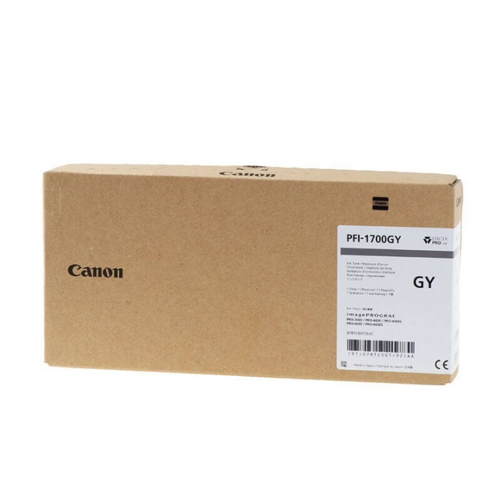 Canon Blæk 0781C001 PFI-1700 Grå i gruppen COMPUTERTILBEHØR / Printere og tilbehør / Blæk og toner / Blækpatroner / Canon hos TP E-commerce Nordic AB (C15907)