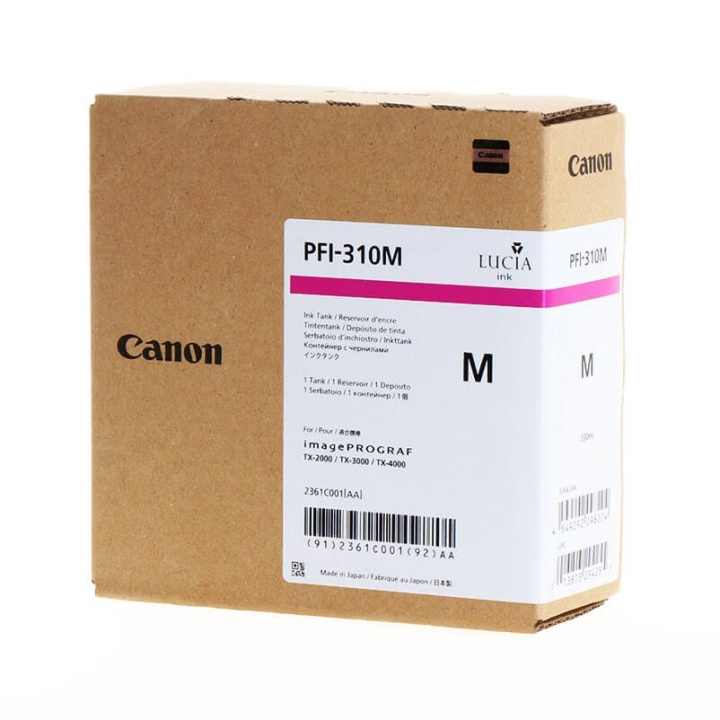 Canon Blæk 2361C001 PFI-310 Magenta i gruppen COMPUTERTILBEHØR / Printere og tilbehør / Blæk og toner / Blækpatroner / Canon hos TP E-commerce Nordic AB (C16022)