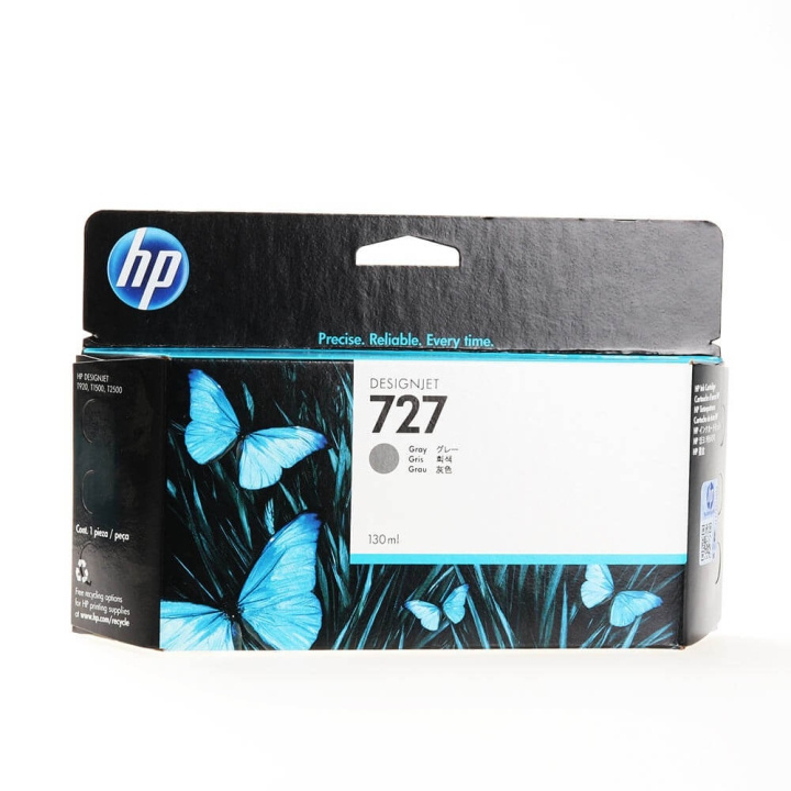 HP Ink B3P24A 727 Grey 130ml i gruppen COMPUTERTILBEHØR / Printere og tilbehør / Blæk og toner / Blækpatroner / HP hos TP E-commerce Nordic AB (C17371)