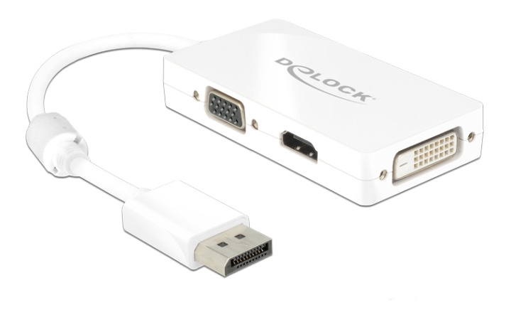 Delock Adapter Displayport 1.1 male > VGA / HDMI / DVI female Passive i gruppen COMPUTERTILBEHØR / Kabler og adaptere / DisplayPort / Adaptere hos TP E-commerce Nordic AB (C17653)