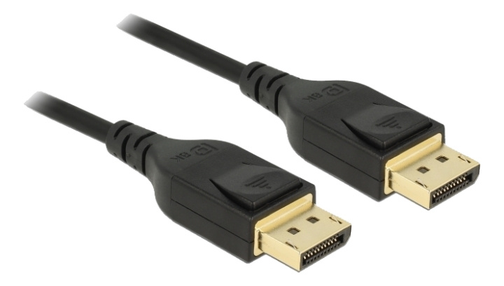 DisplayPort cable 8K 60 Hz 1m DP 8K certified i gruppen COMPUTERTILBEHØR / Kabler og adaptere / DisplayPort / Kabler hos TP E-commerce Nordic AB (C17686)