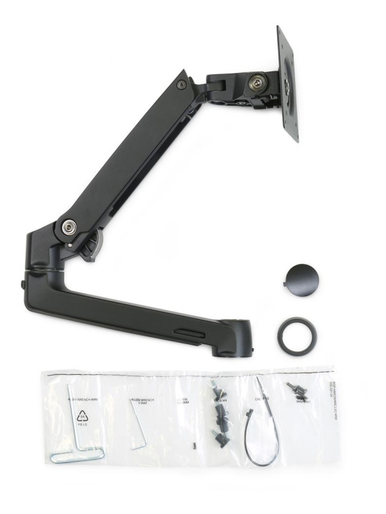 Ergotron LX Dual Stacking Arm, Extension and Collar Kit, Matte Black i gruppen COMPUTERTILBEHØR / Monitor / Monitor arme og beslag hos TP E-commerce Nordic AB (C17695)