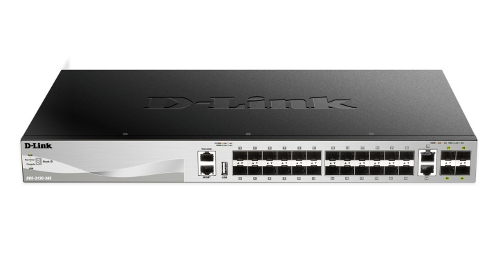 D-Link 24 SFP ports Layer 3 Stackable Managed Gigabit Switch i gruppen COMPUTERTILBEHØR / Netværk / Switches hos TP E-commerce Nordic AB (C17801)