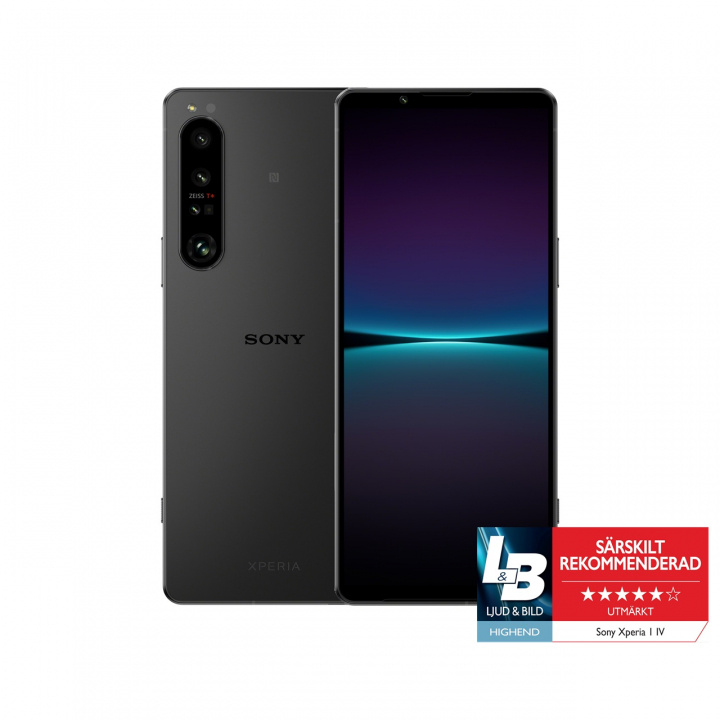 SONY Xperia 1 Mk4 5G 256GB Black i gruppen SMARTPHONES & TABLETS / Mobiltelefoner & smartphones hos TP E-commerce Nordic AB (C20712)