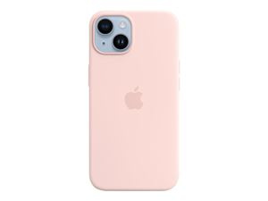 Apple iPhone 14 Silicone Case with MagSafe - Chalk Pink i gruppen SMARTPHONES & TABLETS / Mobil Beskyttelse / Apple / iPhone 14 hos TP E-commerce Nordic AB (C21223)