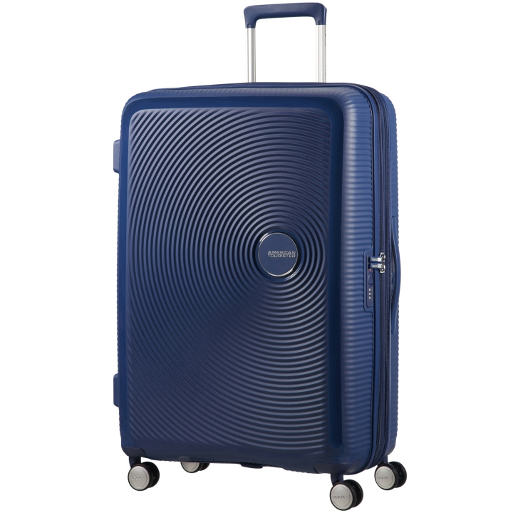 American Tourister Soundbox Resväska 77 Exp. Midnight Navy i gruppen SPORT, FRITID & HOBBY / Rejsetilbehør / Rejsetasker hos TP E-commerce Nordic AB (C22193)