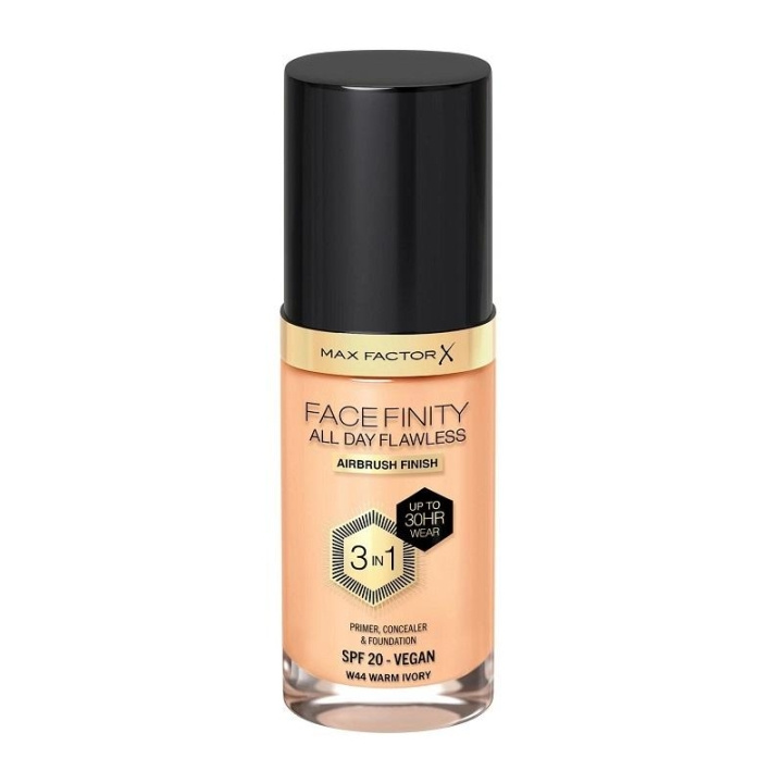 Max Factor Facefinity All Day Flawless 3 in 1 Foundation 44 Warm Ivory i gruppen SKØNHED & HELSE / Makeup / Makeup ansigt / Foundation hos TP E-commerce Nordic AB (C22860)