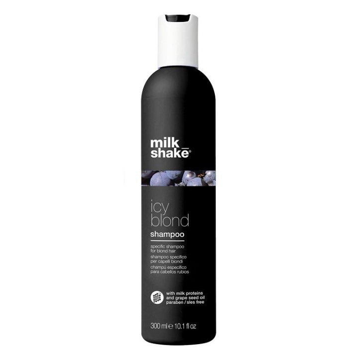 milk_shake Icy Blond Shampoo 300ml i gruppen SKØNHED & HELSE / Hår og styling / Hårpleje / Hårfarve / Sølv shampoo hos TP E-commerce Nordic AB (C23042)