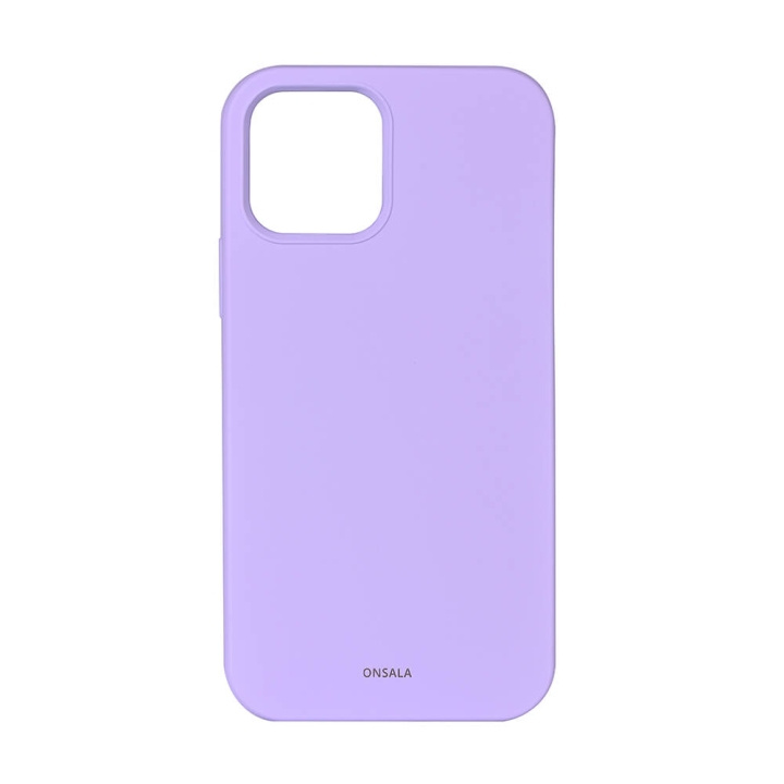 Onsala Backcover Silicone iPhone 12/12 Pro Purple i gruppen SMARTPHONES & TABLETS / Mobil Beskyttelse / Apple / iPhone 12 / Cover hos TP E-commerce Nordic AB (C23599)