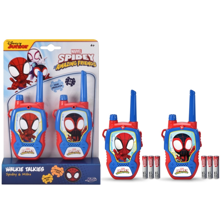 Jada Toys Marvel Spidey Walkie-Talkies i gruppen SPORT, FRITID & HOBBY / Friluftsliv / Walkie talkie hos TP E-commerce Nordic AB (C24934)