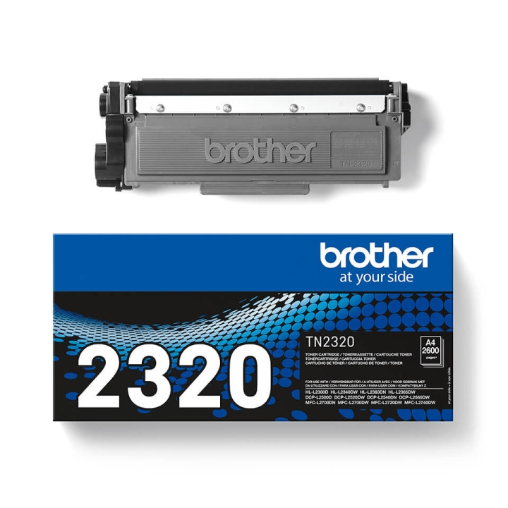 Brother Toner TN2320 Sort i gruppen COMPUTERTILBEHØR / Printere og tilbehør / Blæk og toner / Toner / Brother hos TP E-commerce Nordic AB (C26190)