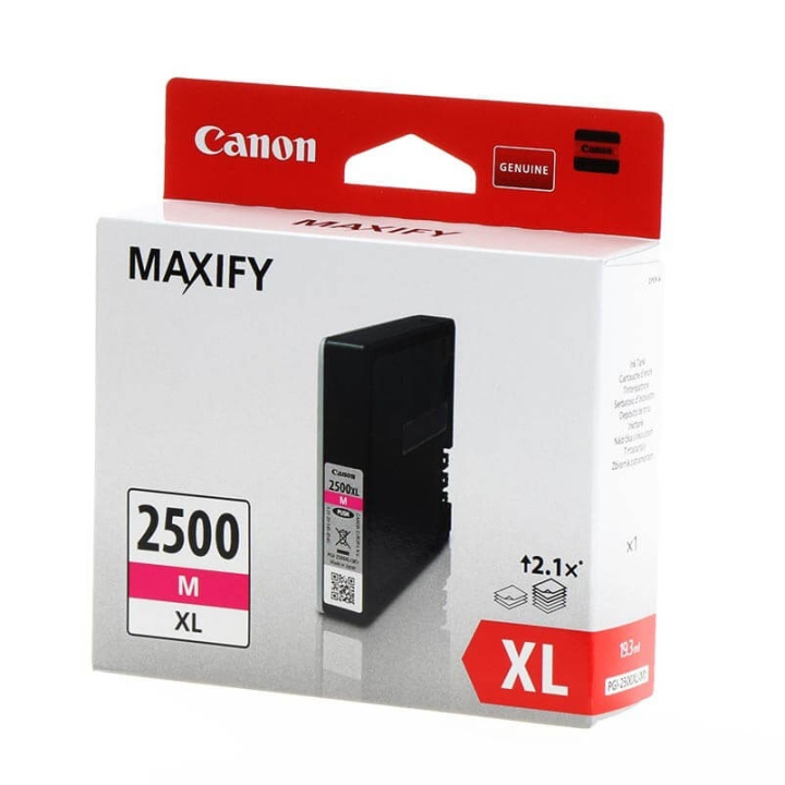 Canon Blæk 9266B001 PGI-2500XL Magenta i gruppen COMPUTERTILBEHØR / Printere og tilbehør / Blæk og toner / Toner / Canon hos TP E-commerce Nordic AB (C26347)