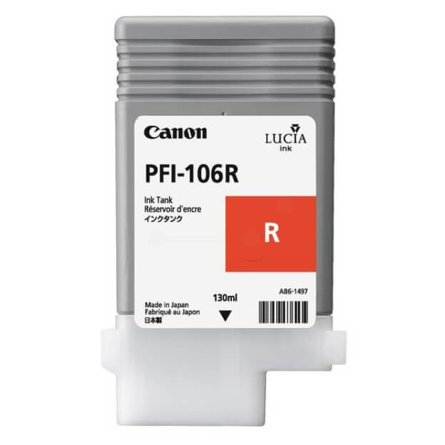 Canon Blæk 6627B001 PFI-106 Rød i gruppen COMPUTERTILBEHØR / Printere og tilbehør / Blæk og toner / Toner / Canon hos TP E-commerce Nordic AB (C26386)