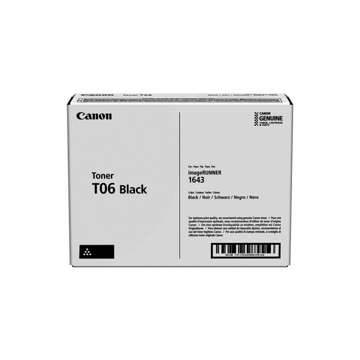 Canon Toner 3526C002 T06 Sort i gruppen COMPUTERTILBEHØR / Printere og tilbehør / Blæk og toner / Toner / Canon hos TP E-commerce Nordic AB (C26549)