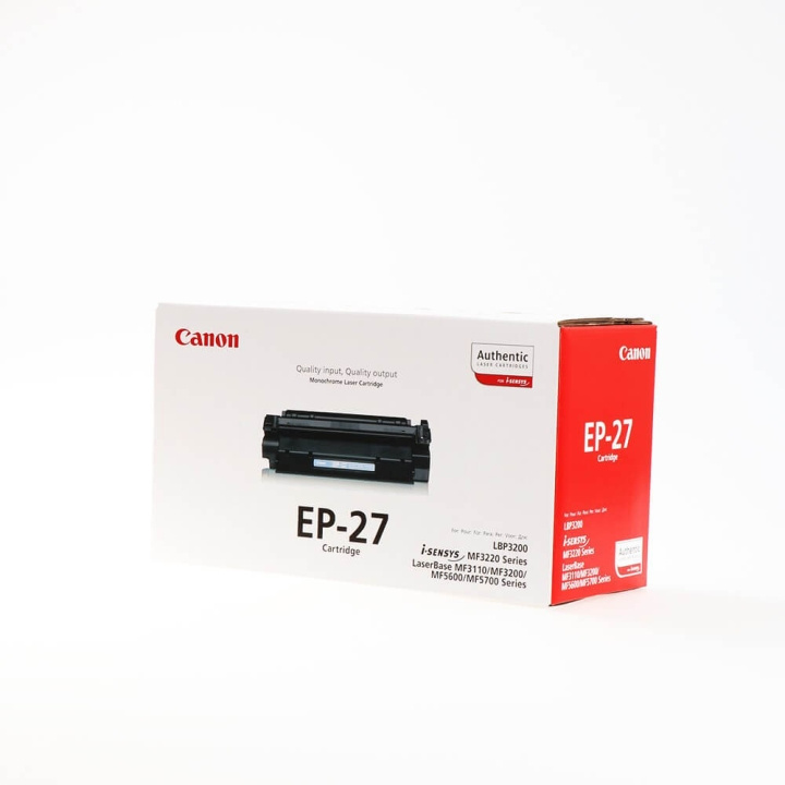 Canon Toner 8489A002 EP-27 Sort i gruppen COMPUTERTILBEHØR / Printere og tilbehør / Blæk og toner / Toner / Canon hos TP E-commerce Nordic AB (C26571)