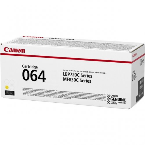 Canon Toner 4931C001 064 Yellow i gruppen COMPUTERTILBEHØR / Printere og tilbehør / Blæk og toner / Toner / Canon hos TP E-commerce Nordic AB (C26601)