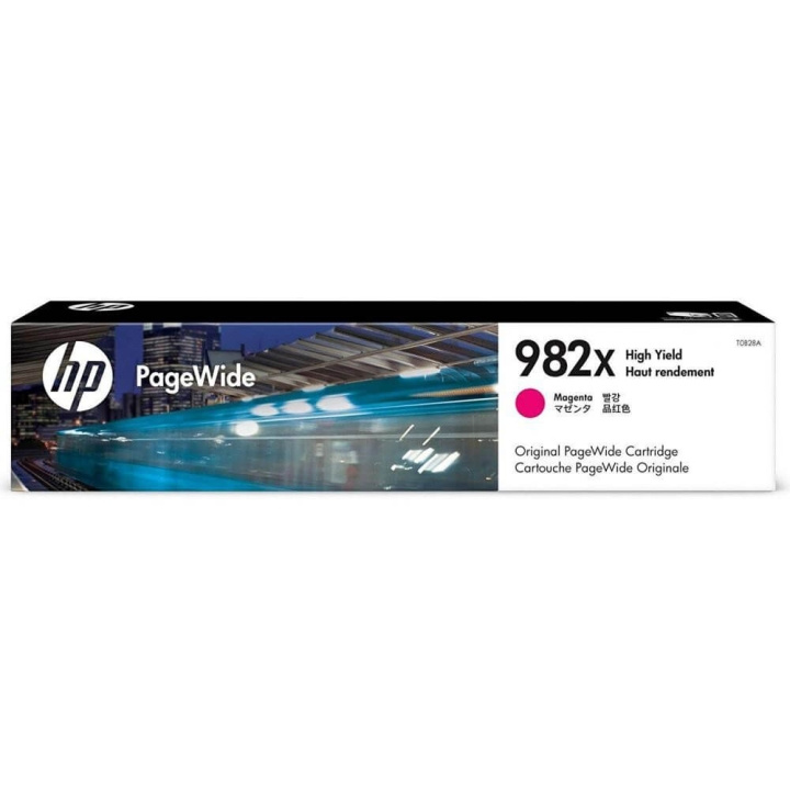 HP 982X Magenta 16000 sider Blæk T0B28A i gruppen COMPUTERTILBEHØR / Printere og tilbehør / Blæk og toner / Toner / HP hos TP E-commerce Nordic AB (C27042)