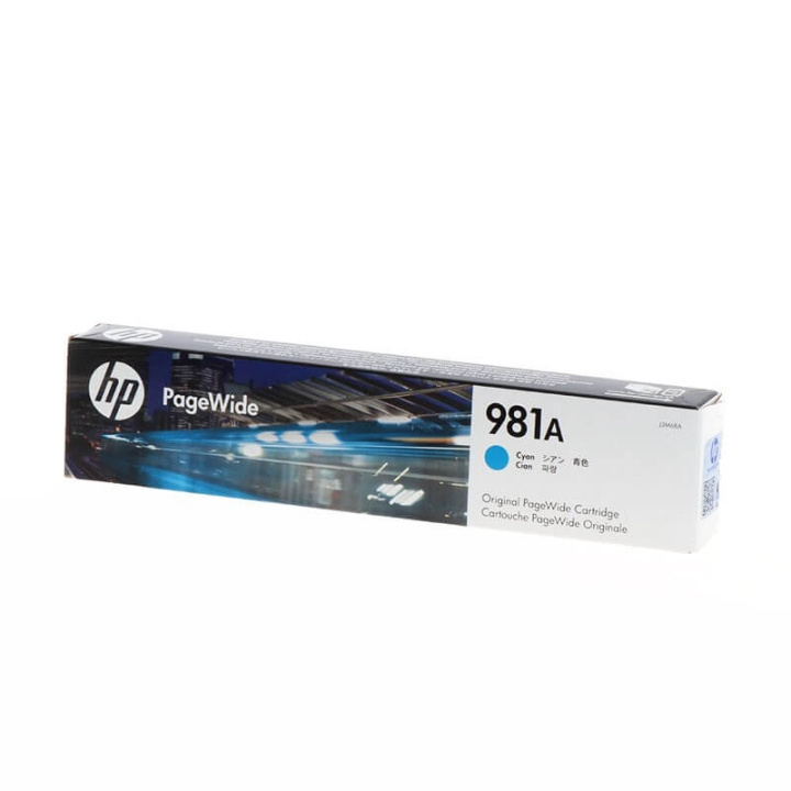 HP Blæk J3M68A 981A Cyan i gruppen COMPUTERTILBEHØR / Printere og tilbehør / Blæk og toner / Toner / HP hos TP E-commerce Nordic AB (C27059)