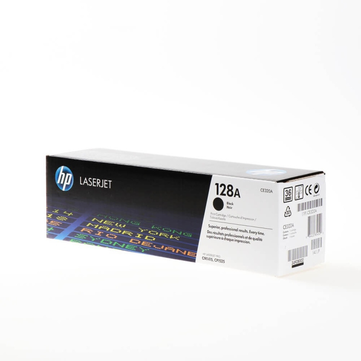 HP Toner CE320A 128A Sort i gruppen COMPUTERTILBEHØR / Printere og tilbehør / Blæk og toner / Toner / HP hos TP E-commerce Nordic AB (C27130)