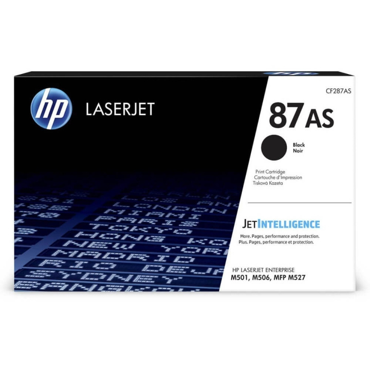 HP Toner CF287AS 87AS Low Capacity Sort i gruppen COMPUTERTILBEHØR / Printere og tilbehør / Blæk og toner / Toner / HP hos TP E-commerce Nordic AB (C27204)