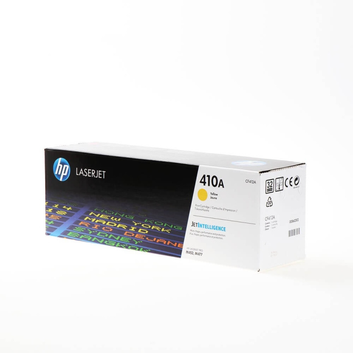 HP Toner CF412A 410A Gul i gruppen COMPUTERTILBEHØR / Printere og tilbehør / Blæk og toner / Toner / HP hos TP E-commerce Nordic AB (C27259)