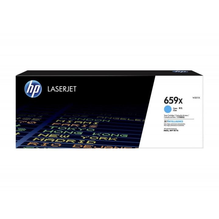 HP Toner W2011X 659X Cyan i gruppen COMPUTERTILBEHØR / Printere og tilbehør / Blæk og toner / Toner / HP hos TP E-commerce Nordic AB (C27312)