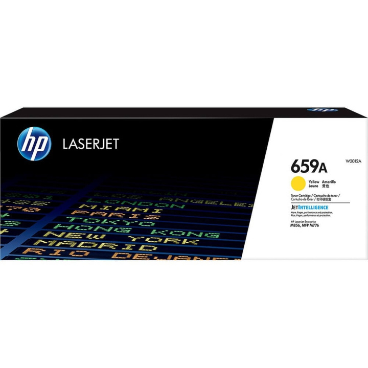 HP Toner W2012A 659A Gul i gruppen COMPUTERTILBEHØR / Printere og tilbehør / Blæk og toner / Toner / HP hos TP E-commerce Nordic AB (C27313)