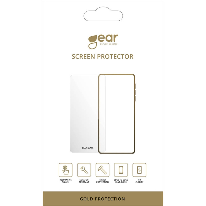 Gear Skærmbeskyttelse Hærdet Glas 2.5D Gold Case Friendly - iPhone 15/16 i gruppen SMARTPHONES & TABLETS / Mobil Beskyttelse / Apple / iPhone 15 hos TP E-commerce Nordic AB (C28587)