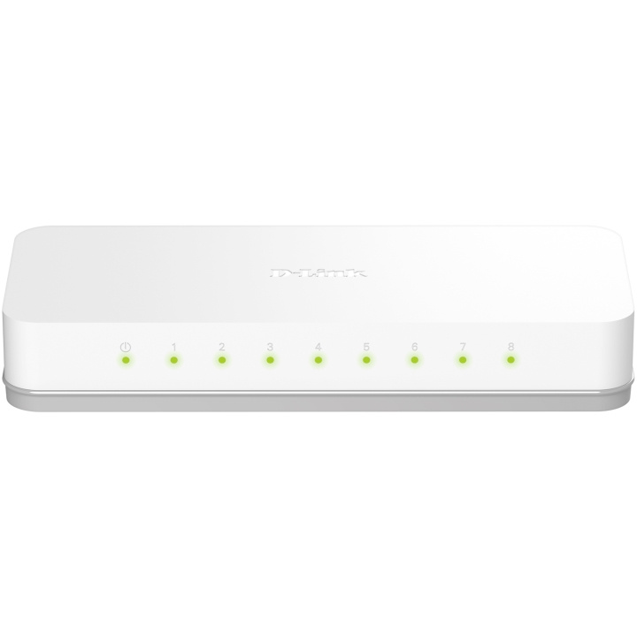 D-Link GO-SW-8E 8-Port Fast Ethernet Easy Desktop Switch i gruppen COMPUTERTILBEHØR / Netværk / Switches hos TP E-commerce Nordic AB (C28778)