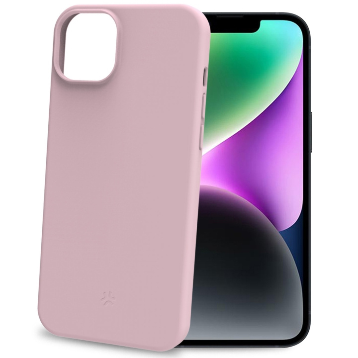 Celly Planet Soft TPU-Cover GRS 100% återvunnen TPU iPhone 15 Rosa i gruppen SMARTPHONES & TABLETS / Mobil Beskyttelse / Apple / iPhone 15 hos TP E-commerce Nordic AB (C28810)