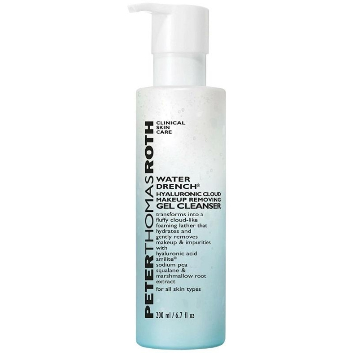 Peter Thomas Roth Water Drench Hyaluronic Cloud Gel Cleanser 200ml i gruppen SKØNHED & HELSE / Hudpleje / Ansigt / Ansigtscreme hos TP E-commerce Nordic AB (C28936)