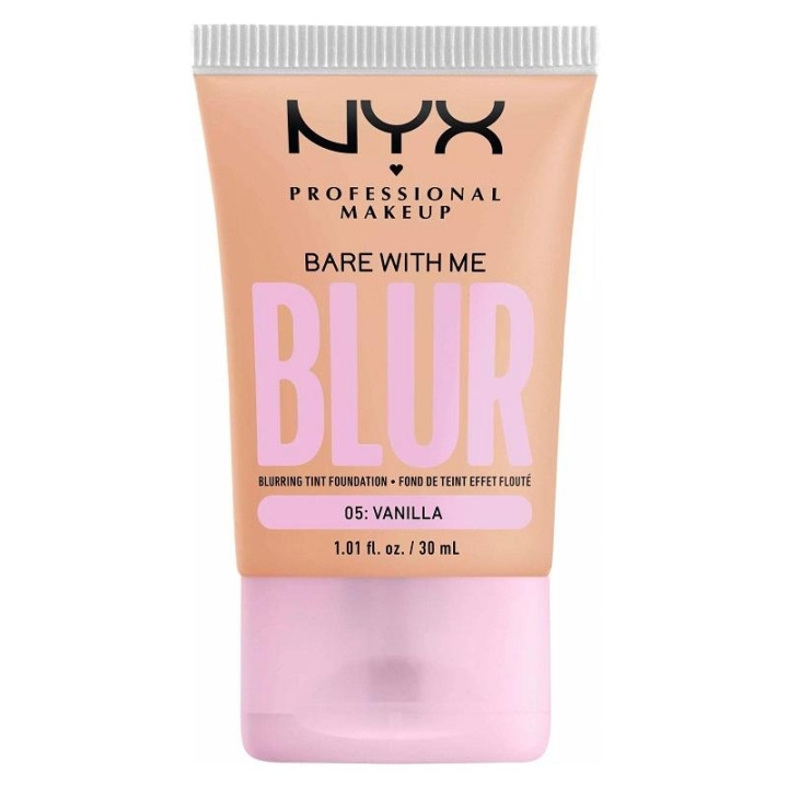 NYX PROF. MAKEUP Bare With Me Blur Tint Foundation 30ml 05 Vanilla i gruppen SKØNHED & HELSE / Hudpleje / Ansigt / Ansigtscreme hos TP E-commerce Nordic AB (C28984)