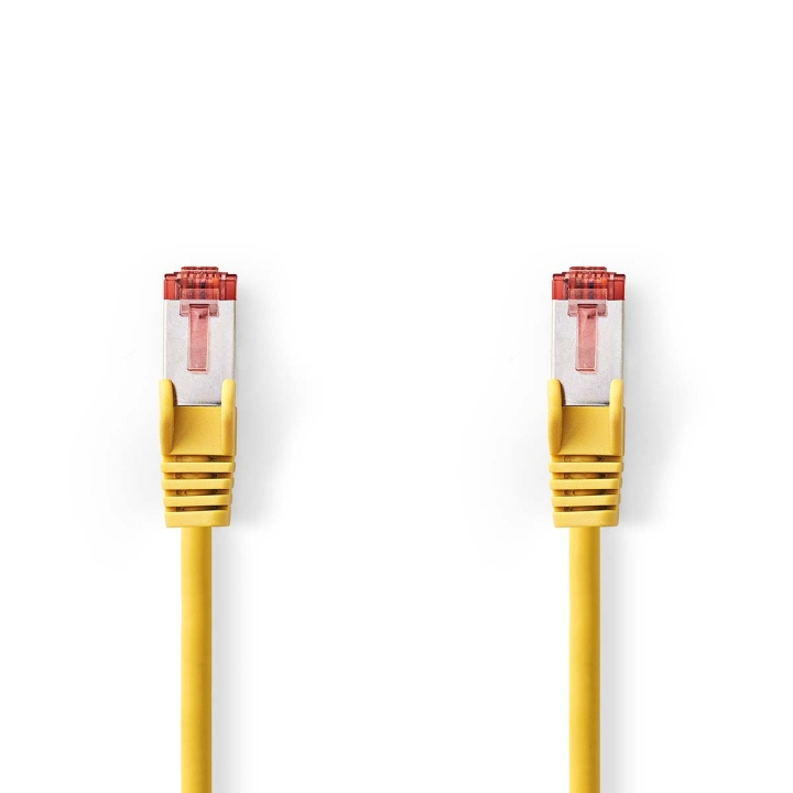 Nedis Kat 6 kabel | RJ45 Han | RJ45 Han | S/FTP | 10.0 m | Runde | LSZH | Gul | Label i gruppen COMPUTERTILBEHØR / Kabler og adaptere / Netværkskabler / Cat6 hos TP E-commerce Nordic AB (C29386)