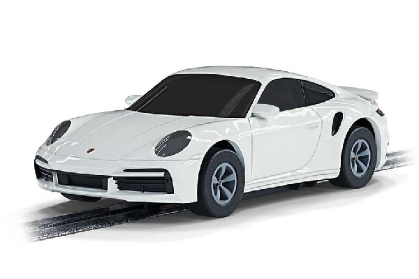 SCALEXTRIC Micro Porsche 911 Turbo Car, white 1:64 i gruppen LEGETØJ, BØRN & BABY / Radiostyrede / Bilbaner / Bilar hos TP E-commerce Nordic AB (C29647)