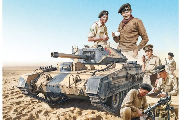 ITALERI 1:35 Crusader Mk.III & British Tank Crew i gruppen SPORT, FRITID & HOBBY / Hobby / Plastik modeller / Militære køretøjer (land) hos TP E-commerce Nordic AB (C29795)