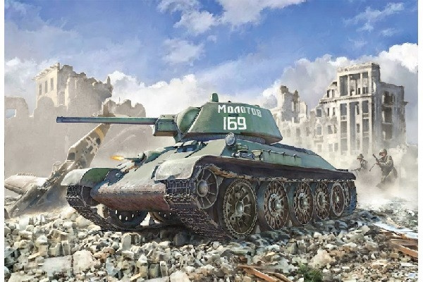 ITALERI 1:35 T-34/76 Model 1943 (premium edition) i gruppen SPORT, FRITID & HOBBY / Hobby / Plastik modeller / Militære køretøjer (land) hos TP E-commerce Nordic AB (C29800)