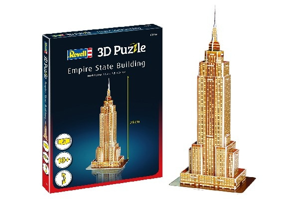 Revell 3D Puzzle Empire State Building i gruppen SPORT, FRITID & HOBBY / Hobby / Plastik modeller / Diverse hos TP E-commerce Nordic AB (C29839)