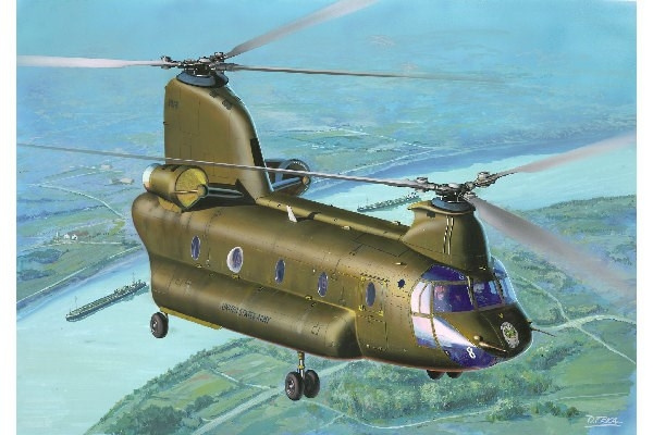 Revell Model Set CH-47D Chinook i gruppen SPORT, FRITID & HOBBY / Hobby / Plastik modeller / Fly & Helikoptere hos TP E-commerce Nordic AB (C30151)