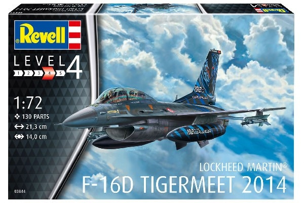 Revell Model Set F-16D Fighting Falcon 1:72 i gruppen SPORT, FRITID & HOBBY / Hobby / Plastik modeller / Fly & Helikoptere hos TP E-commerce Nordic AB (C30159)