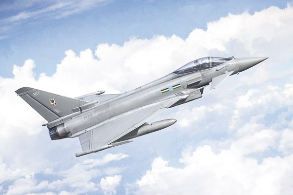 ITALERI 1:72 Eurofighter Typhoon EF-2000 i gruppen SPORT, FRITID & HOBBY / Hobby / Plastik modeller / Fly & Helikoptere hos TP E-commerce Nordic AB (C30536)