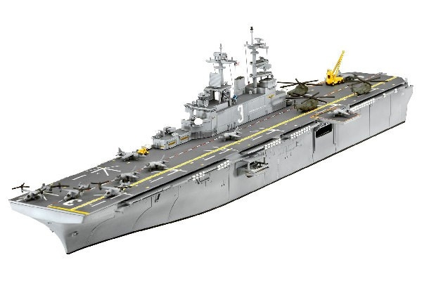 Revell Assault Carrier USS WASP CLASS i gruppen SPORT, FRITID & HOBBY / Hobby / Plastik modeller / Skib hos TP E-commerce Nordic AB (C30572)