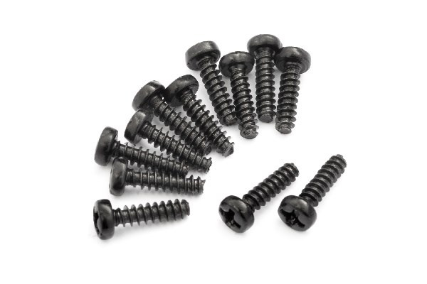 BLACKZON Pan head Self Tapping Screws PBHO2.6*10mm i gruppen LEGETØJ, BØRN & BABY / Radiostyrede / Reservedele & Ekstra Tilbehør / Blackzon hos TP E-commerce Nordic AB (C30745)